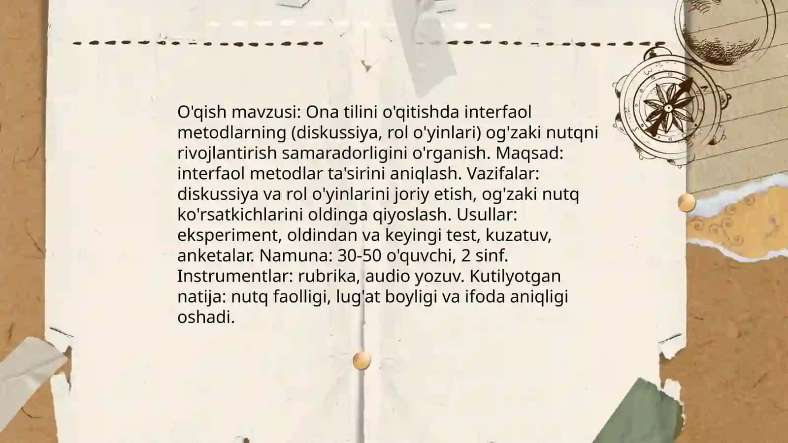 Ona tilini o'qitishga oid kichik tajribaviy tadqiqotlar 3