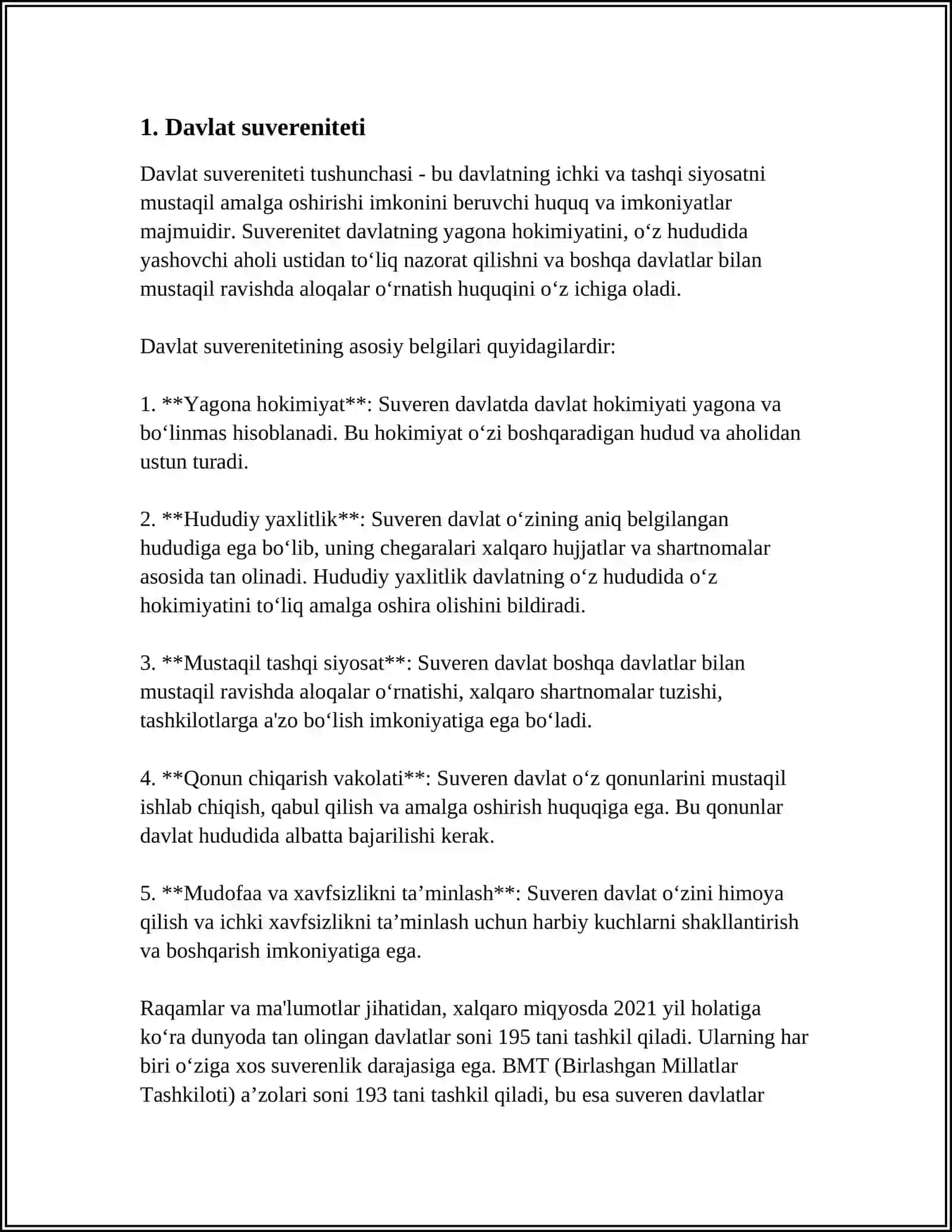YANGI TAHRIRDAGI O'ZBEKISTON RESPUBLIKASI KONSTITUTSIYASI 3