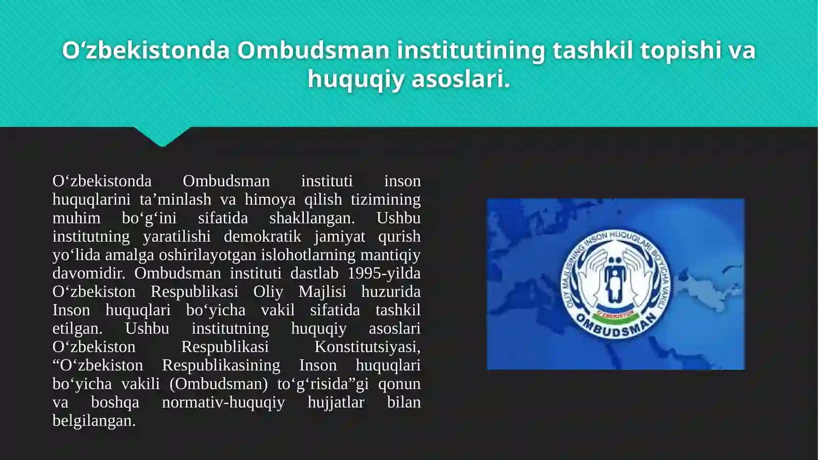 Oʻzbekiston Respublikasida Ombudsman 3