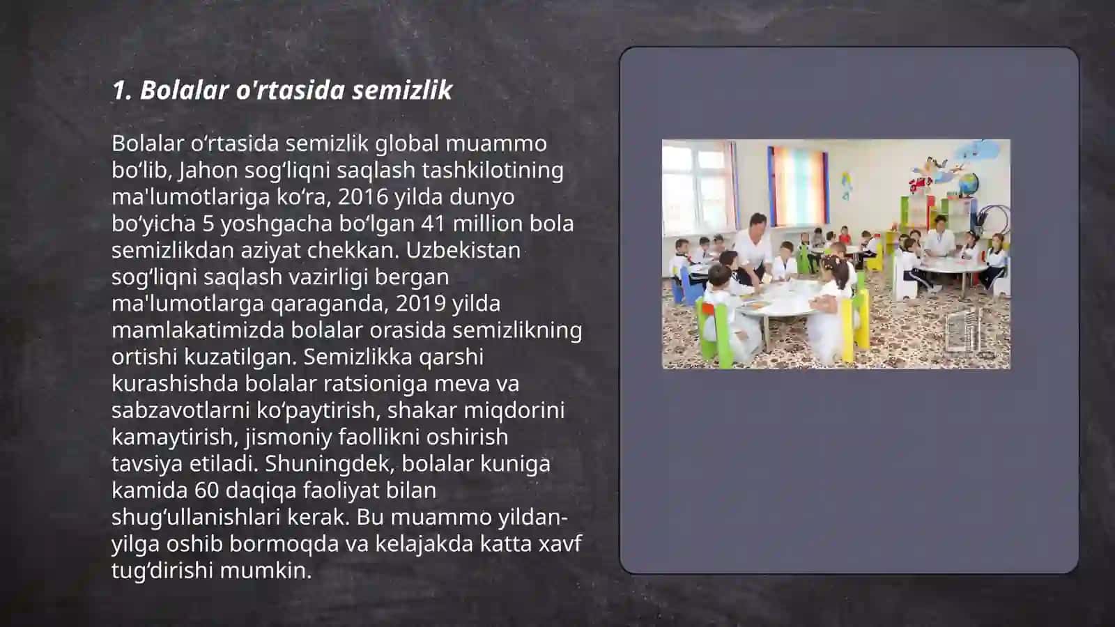 Bolalar salomatligining zamonaviy muammolari 3