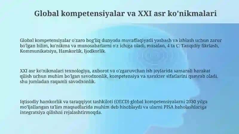 Global kompetensiyalar va XXI asr ko'nikmalari 3