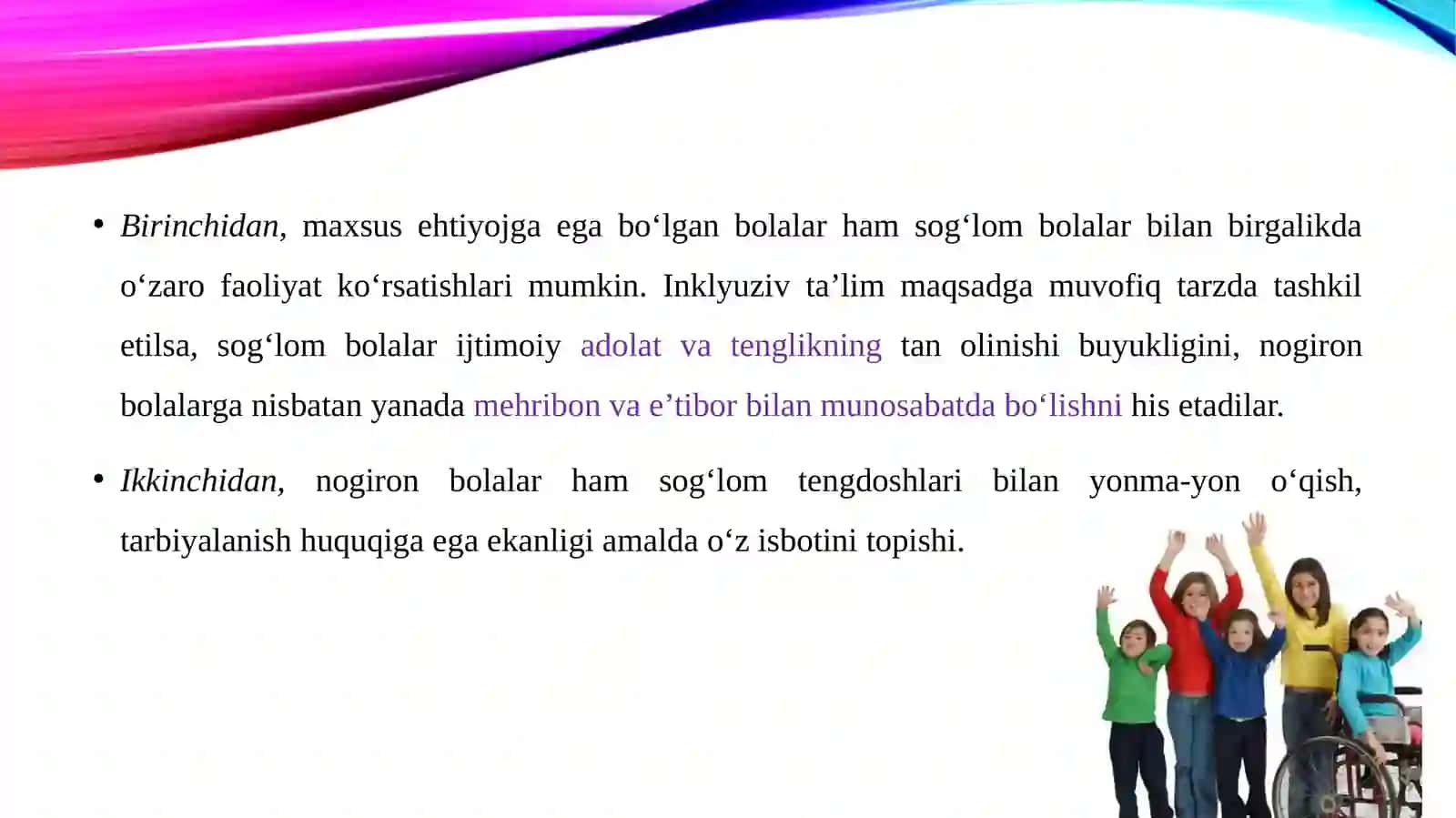 INKLYUZIV TA’LIMNING USLUBIY ASOSLARI 3
