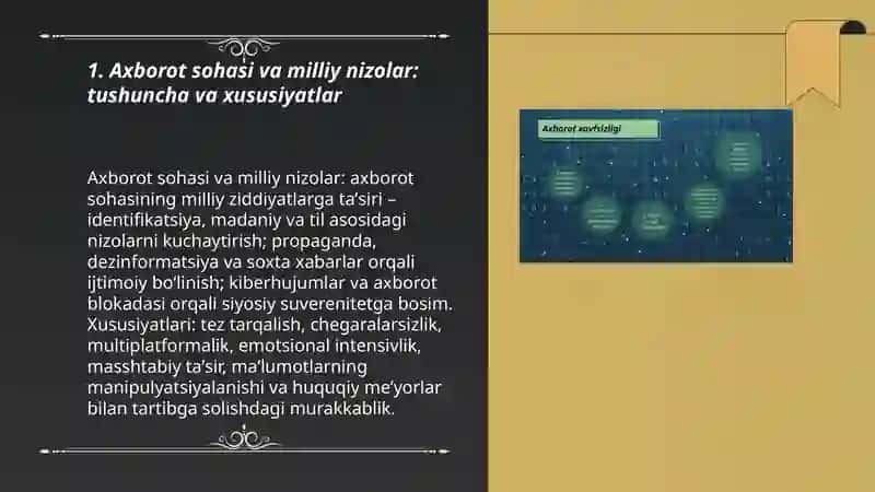 Axborot sohasi va milliy nizolar 3