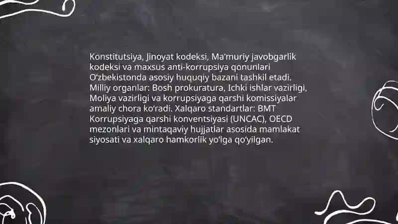 Korrupsiyaga qarshi kurashda Oʻzbekiston va Jahon tajribasi 3