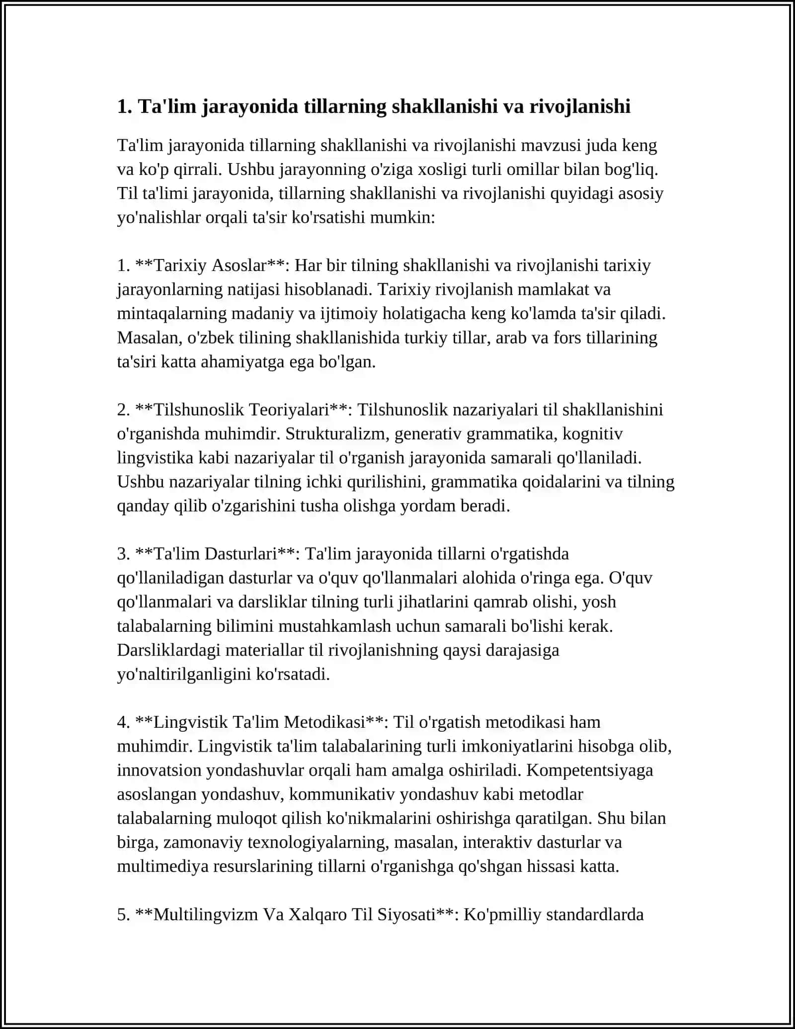 TILLARNING SHAKLLANISHI VA RIVOJLANISHI 3