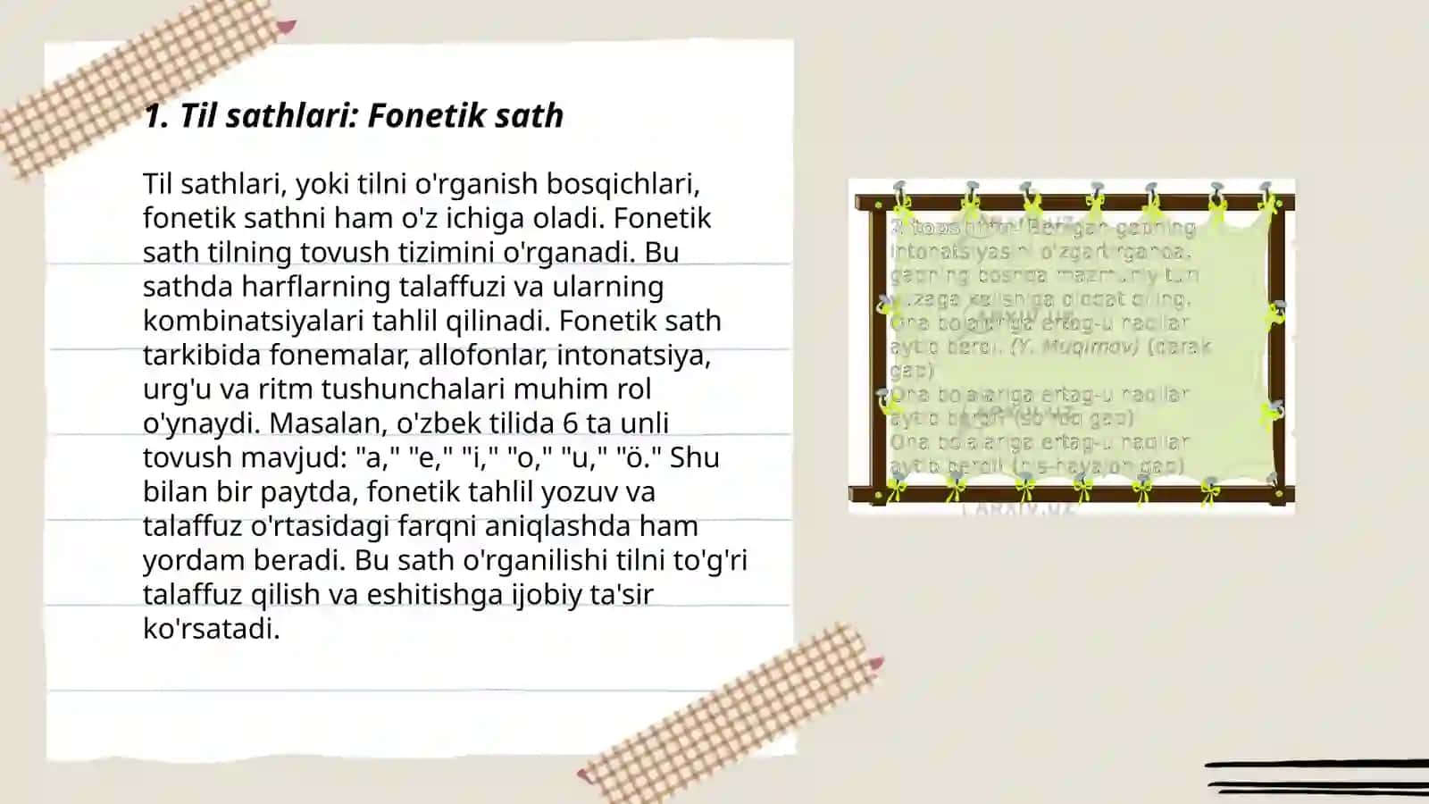 Til sathlari 3