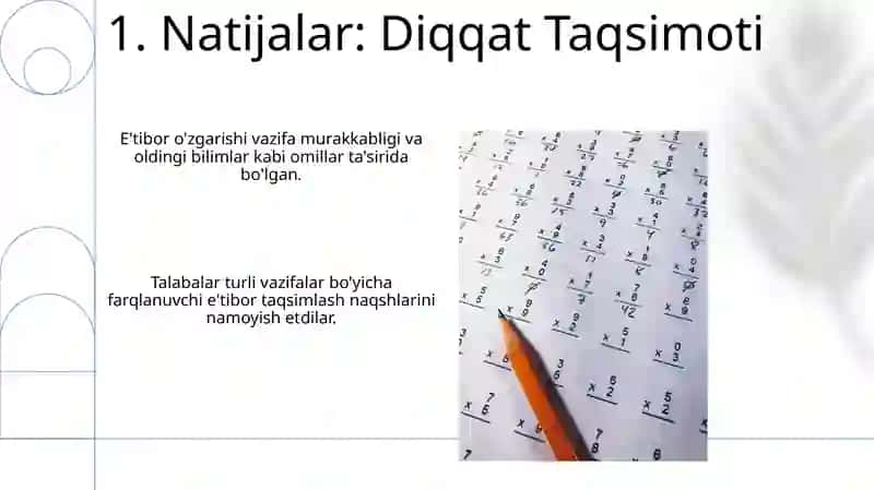 Boshlang'ich sinf o'quvchilarida diqqatining ko'chuvchanligi va taqsimlanishini eksperimental o‘rganish 3