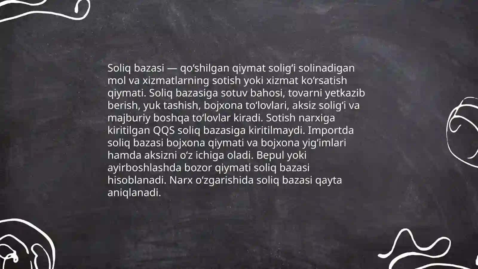Qo'shilgan qiymat solig'ining soliq bazasini aniqlash tartibi 3