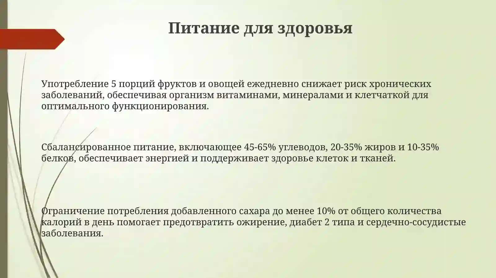 Здоровый образ жизни 3