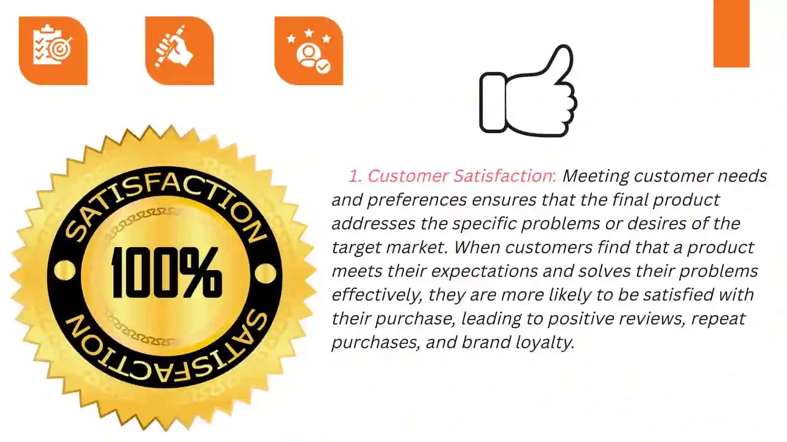 PRODUCT DESIGN AND DEVELOPMENT: IMPORTANCE OF MEETING CUSTOMER NEEDS AND PREFERENCES 3