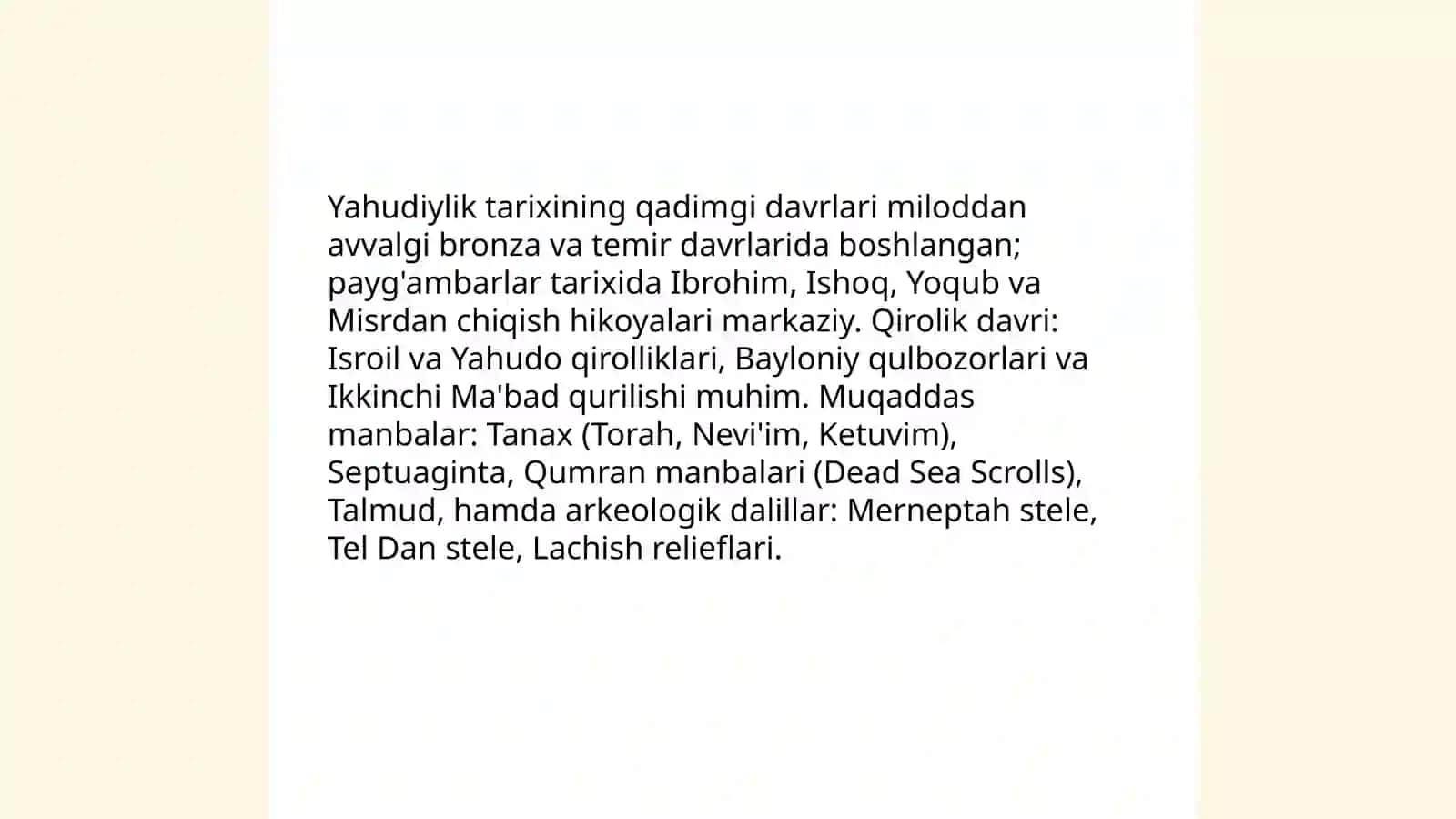 Yahudiylikning tarixi va muqaddas matnlari 3