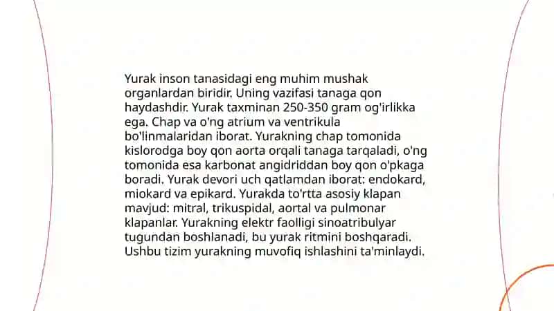 Yurakning anatomik tuzilishi va uning kardiologik patologiyalar bilan bog‘liqligi 3