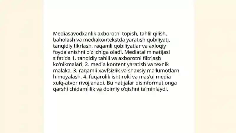 Mediasavodxanlik 3