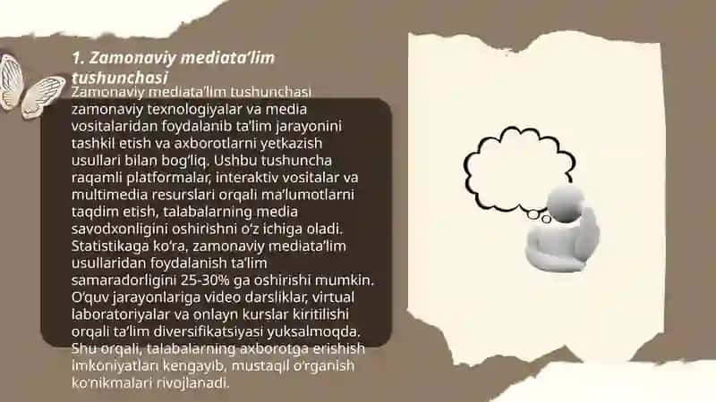Zamonaviy mediata’lim tushunchasi 3