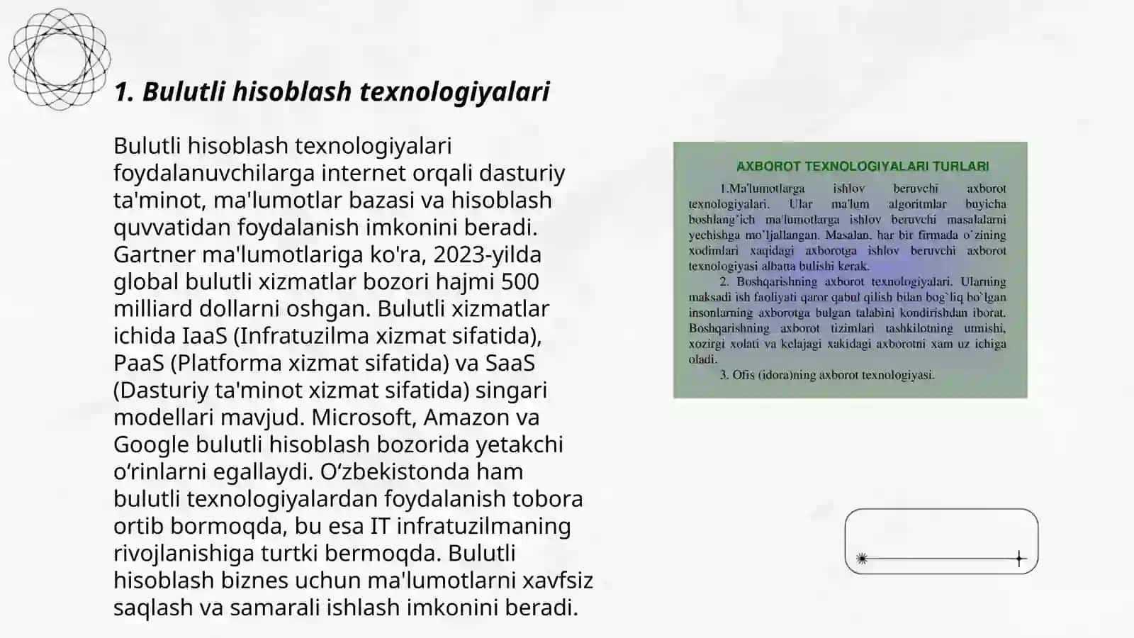Zamonaviy axborot texnologiya vositalari 3