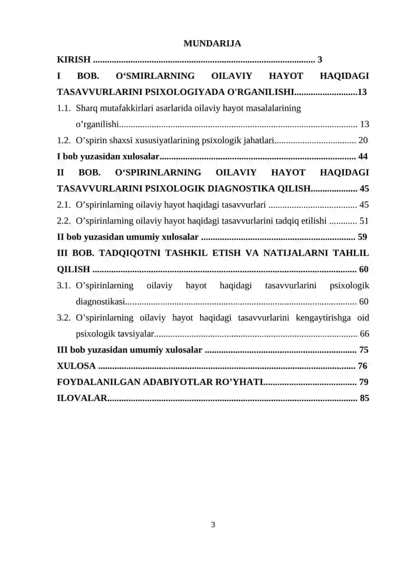 O‘SPIRINLARNING OILAVIY HAYOT HAQIDAGI TASAVVURLARINI PSIXOLOGIK TADQIQ ETISH 3