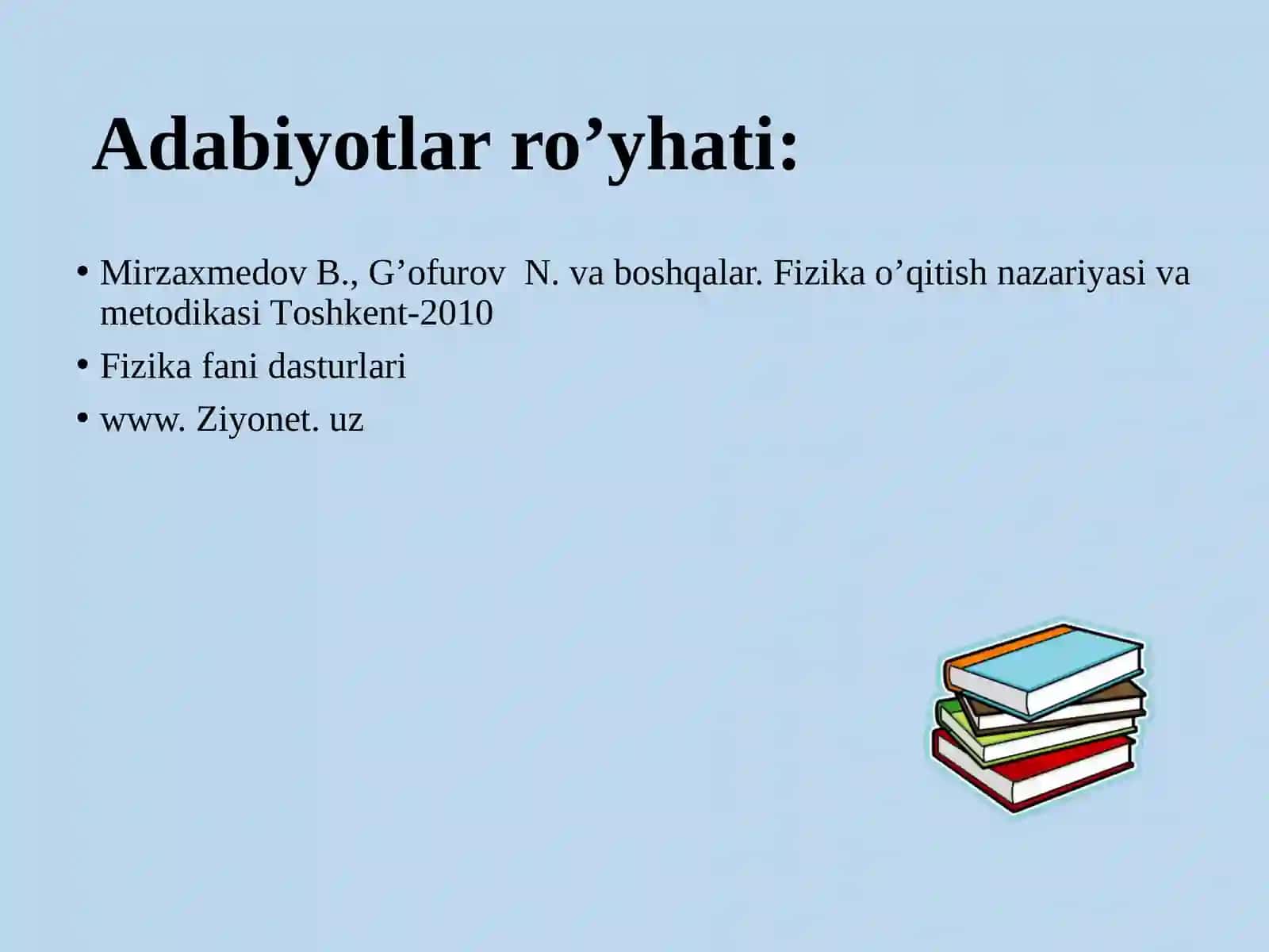 Fizikadanish rejasini tuzish. Fizika o‘qituvchisining darsgatayyorgarligi 3