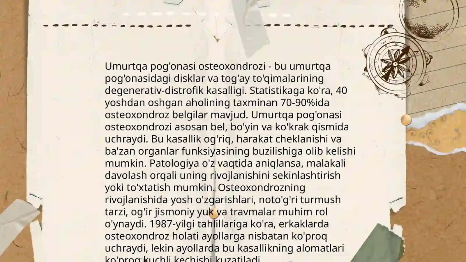 Umurtqa pog'onasi kasalliklari 3