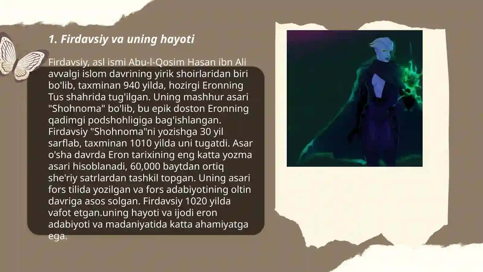 Firdavsiyning "Shohnoma" asari 3