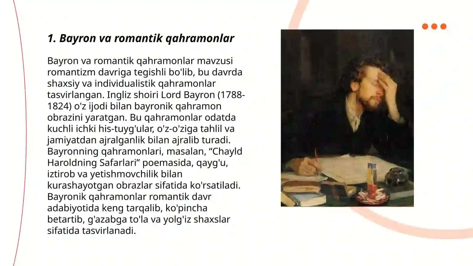 Bayron va romantik qahramonlar 3