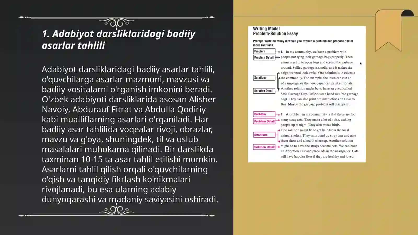 Adabiyot darsliklaridagi badiiy asarlar tahlili 3