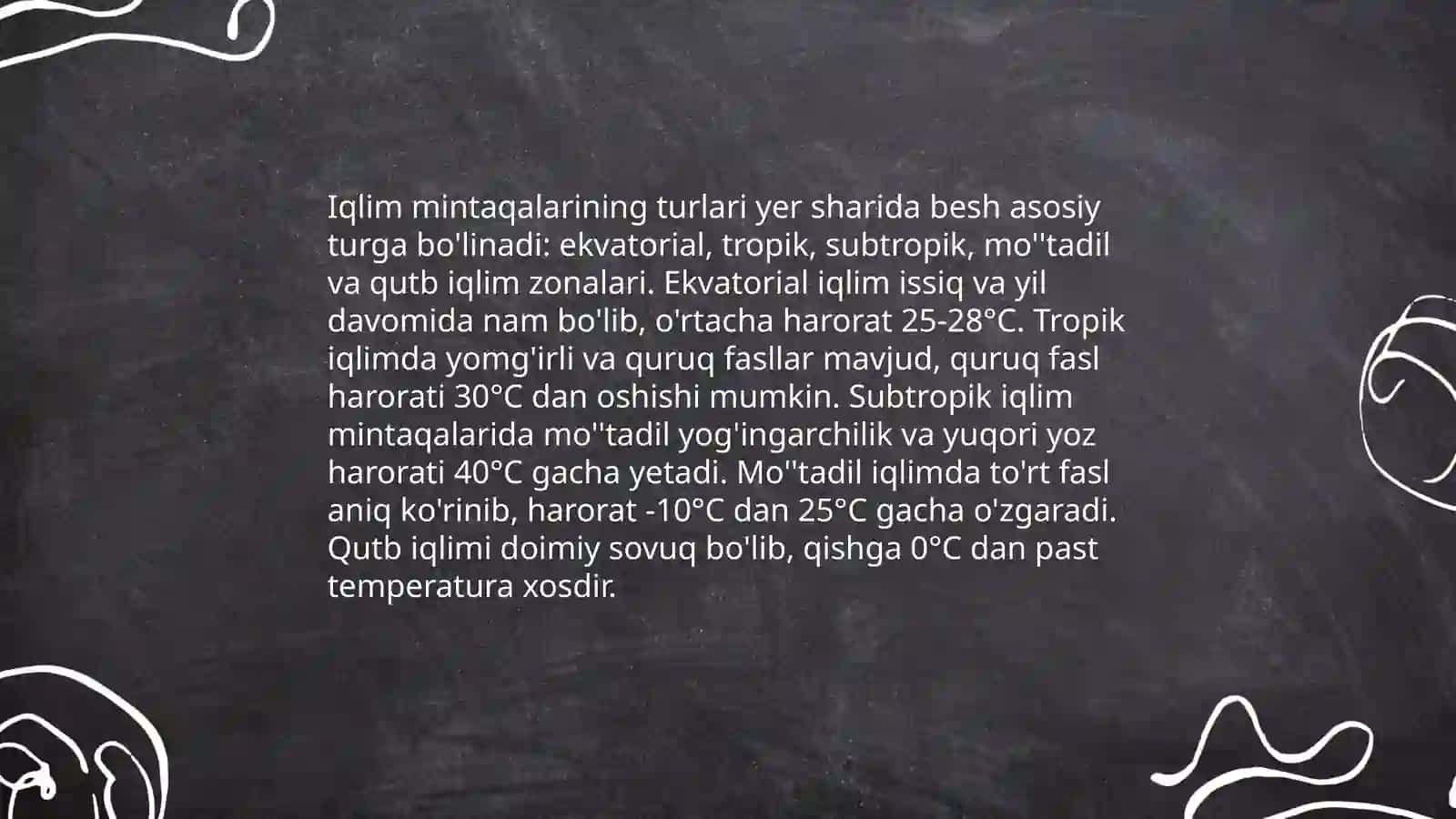 Iqlim mintaqalar kesimida tabiat zonalarida tirik organizmlarning tarqalishi 3