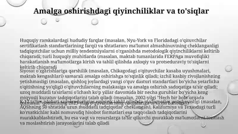O'quv jarayoninig me'yoriy hujjatlarini o'rganish va tahlil qilish 3