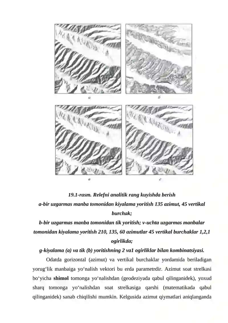 Kartografik ishlab chiqarishga avtomatlashtirish vositalari 3