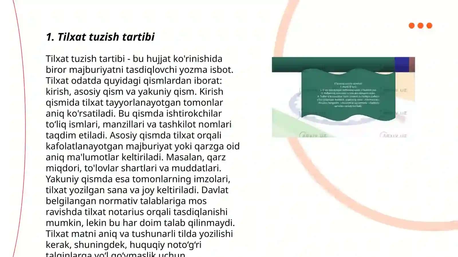 Tilxat tuzish tartibi 3