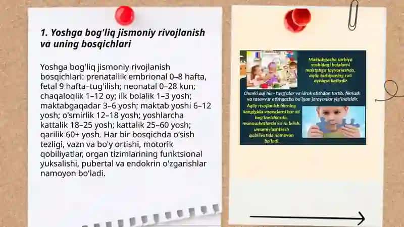 Rivojlanishning yoshga va individual xususiyatlarga oid taxlili 3