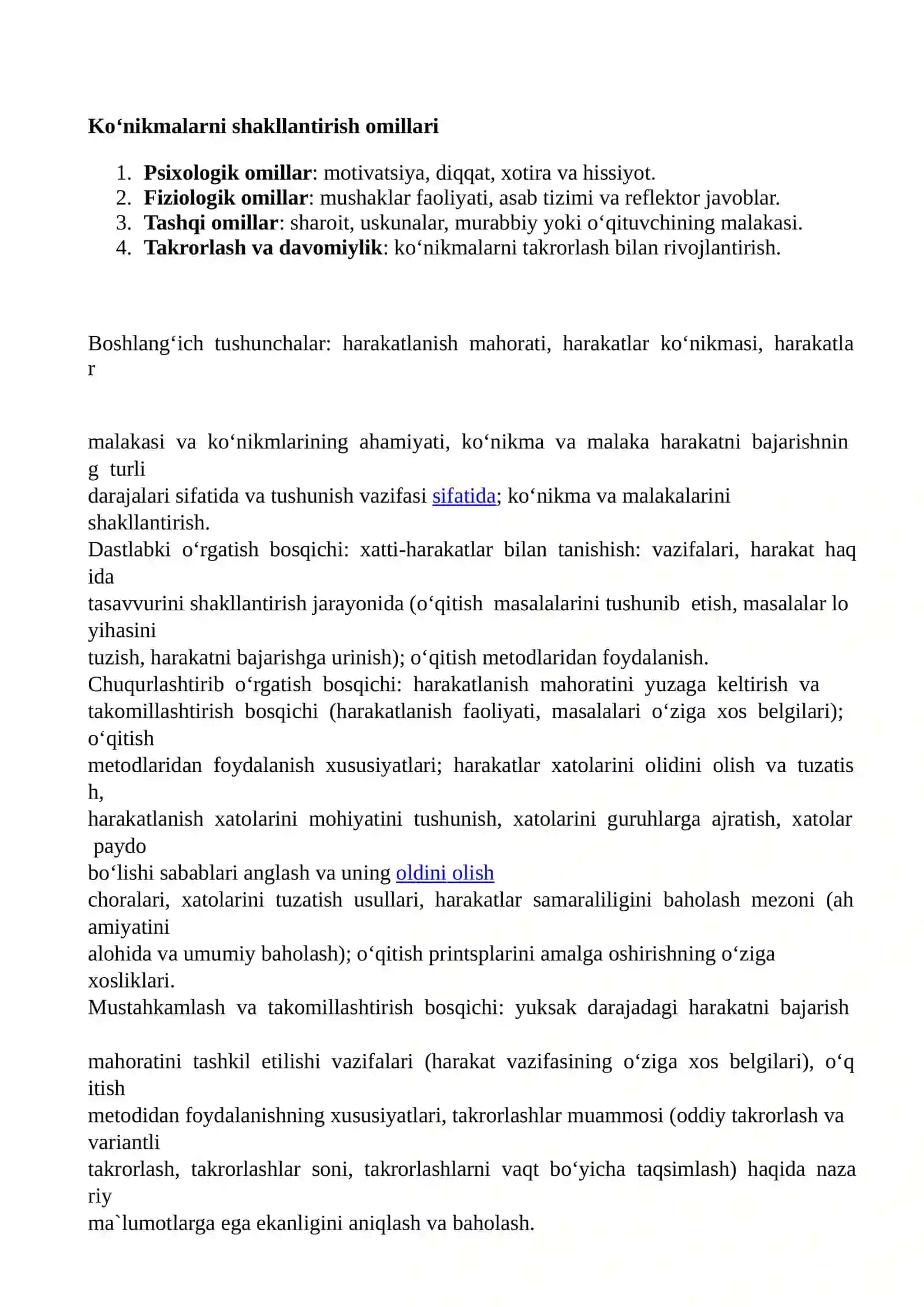JISMONIY MADANIYAT NAZARIYASI VA METODIKASI FANINING MAQSADI HAMDA VAZIFALARI 3