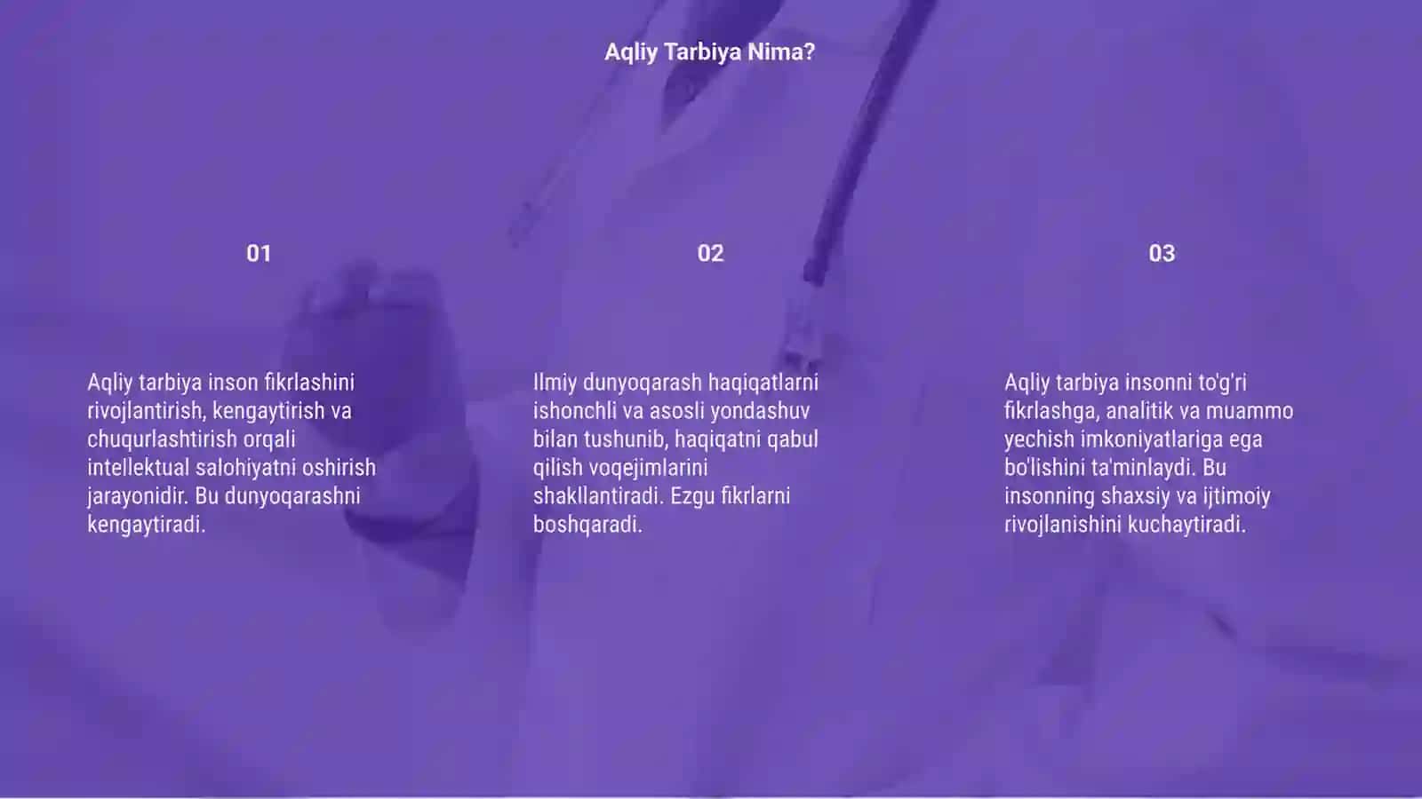 Aqliy tarbiya va ilmiy dunyoqarashning asosiy belgilari va mohiyati 3