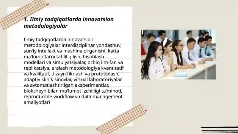 Ilmiy tadqiqotlarda innovatsion metodologiyalar 3