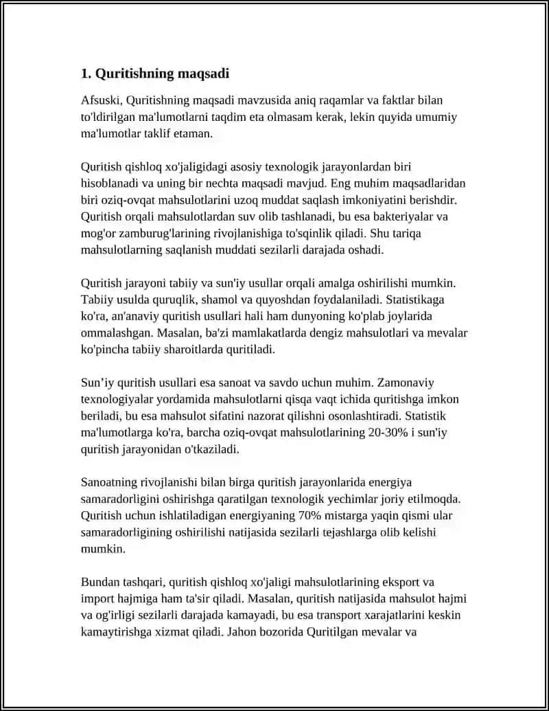 PILLANI QURITISHNING AHAMIYATI 3