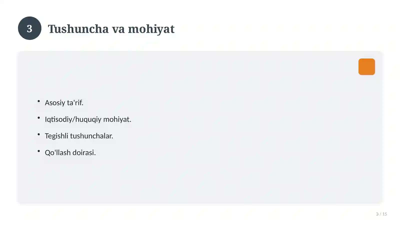 Mulk huquqlari nazariyasi 3