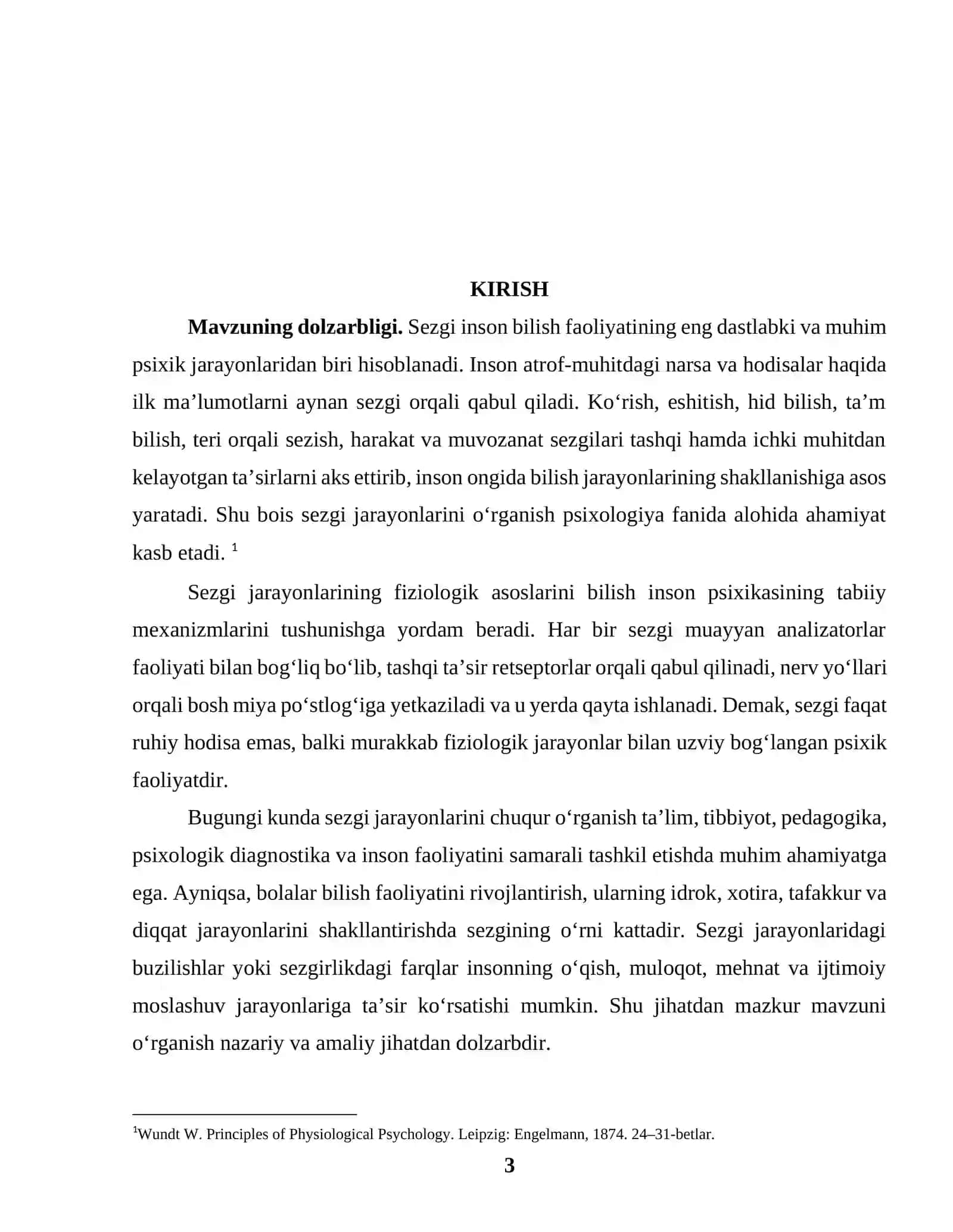 SEZGI JARAYONLARNING FIZIOLOGIK ASOSLARI VA PSIXOLOGIK XUSUSIYATLARI 3