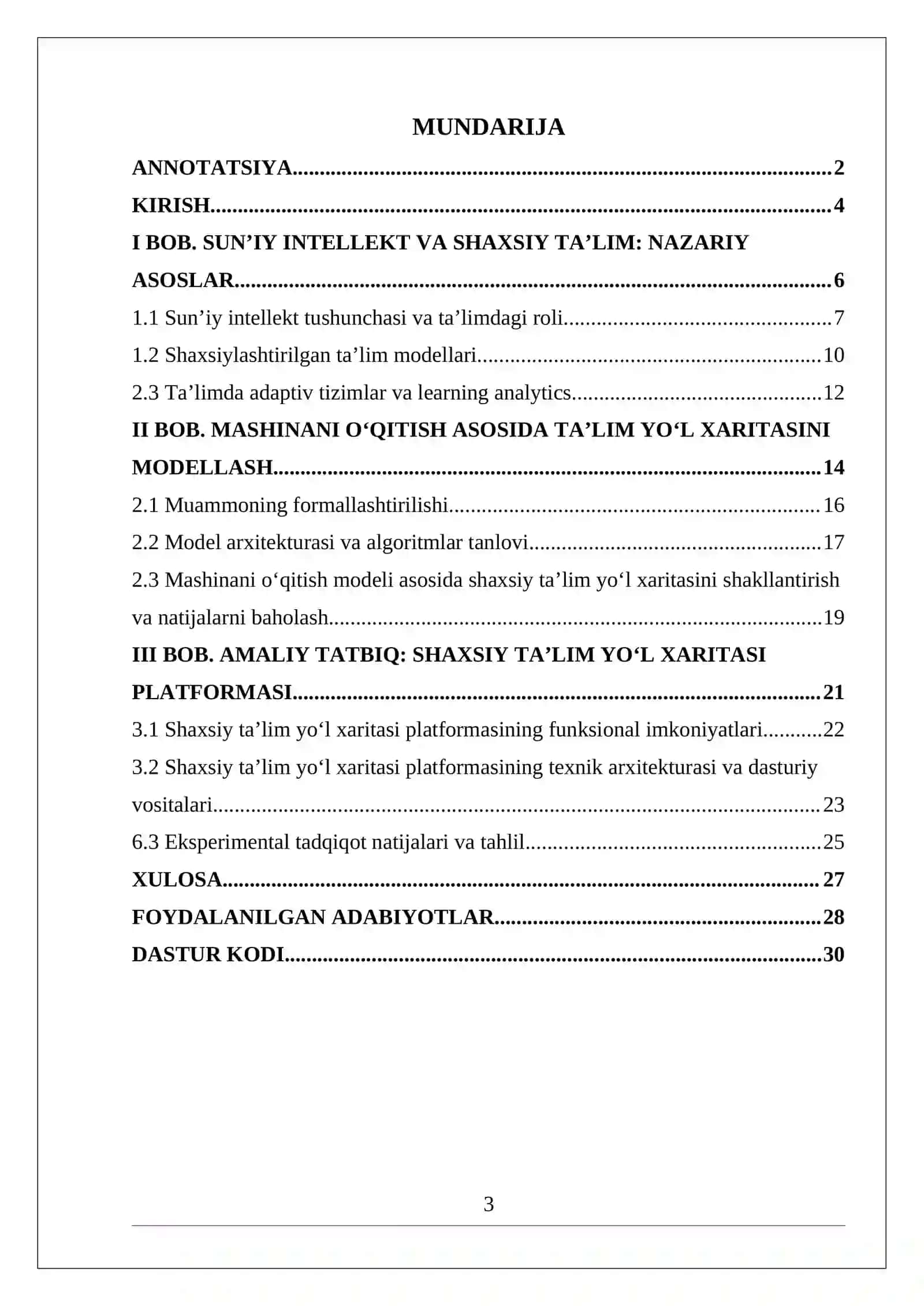 AI yordamida shaxsiy ta’lim yo‘l xaritasini tuzish 3