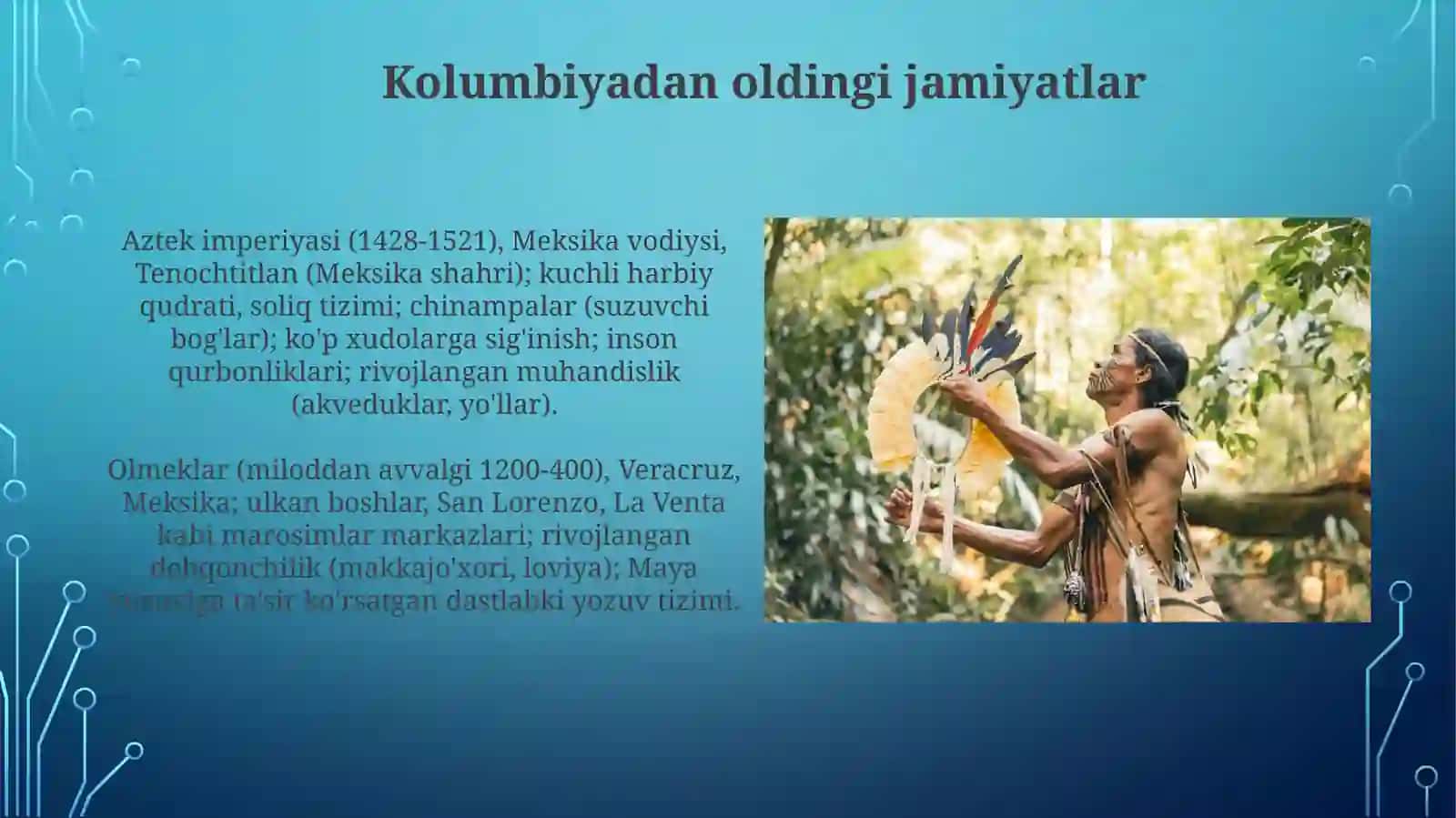 Markaziy Amerika xalqlari etnologiyasi 3