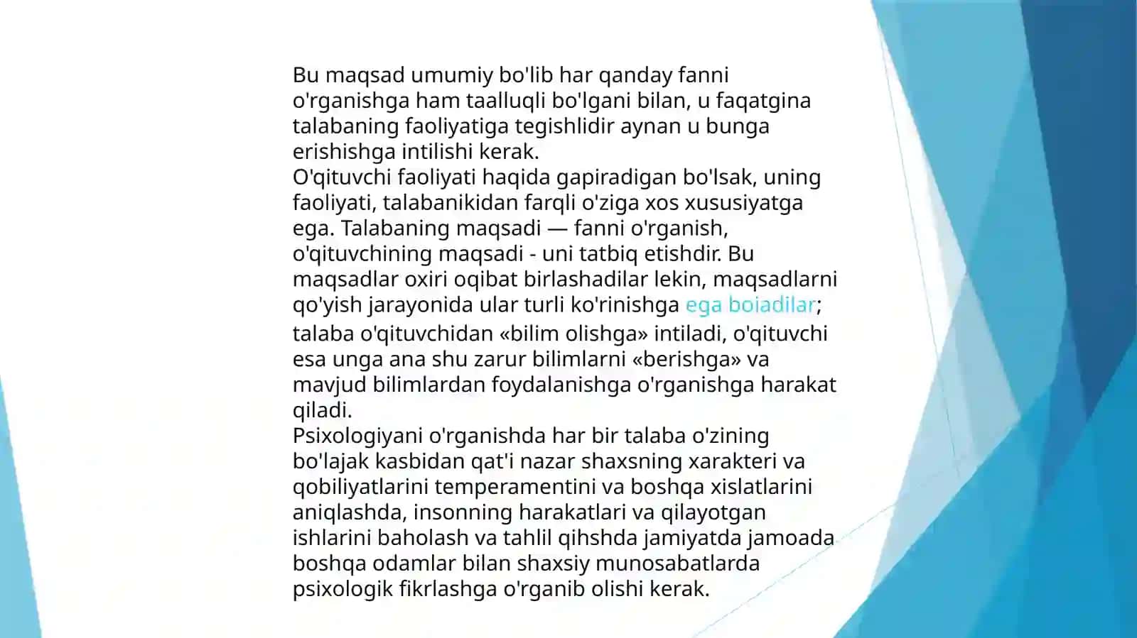 Rivojlanish psixologiyasi nazariyasi va amaliyasi 3