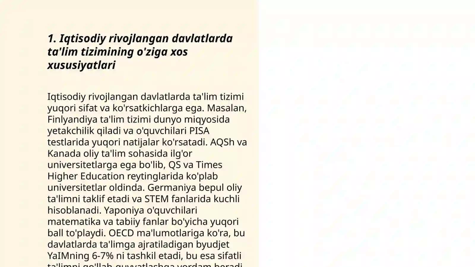 Iqtisodiy rivojlangan davlatlarda ta'lim tizimi 3