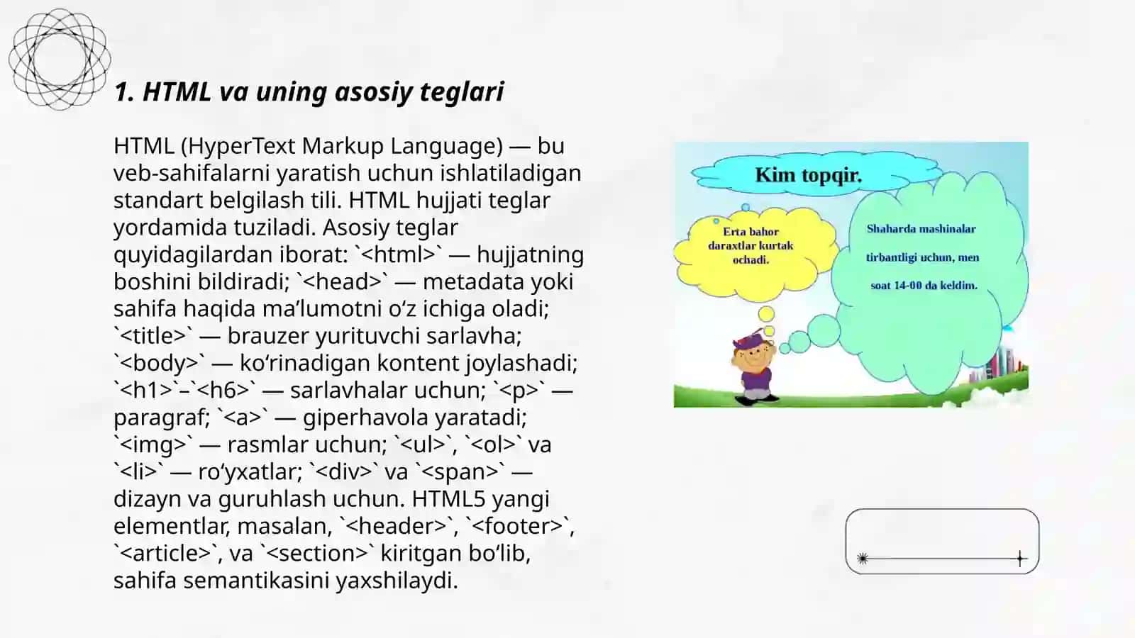 Web uchun dasturlash ( 10-11 sinflar uchun) 3