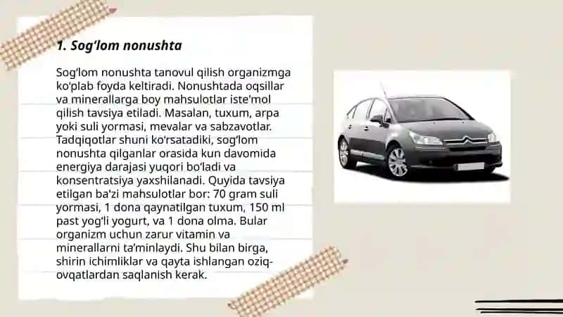 Soğlom turmush tarzi. Tóğri ovqatlanish 3