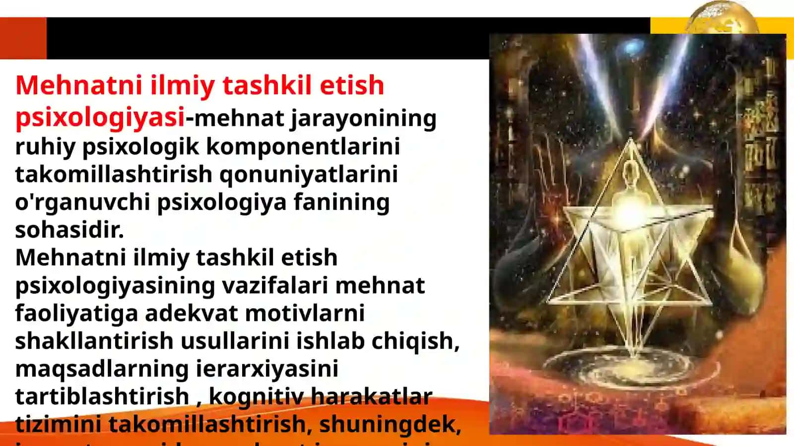 «MEHNAT VA MUHANDISLIK PSOLOGIYASI» fanidan tayyorlagan taqdimoti 3