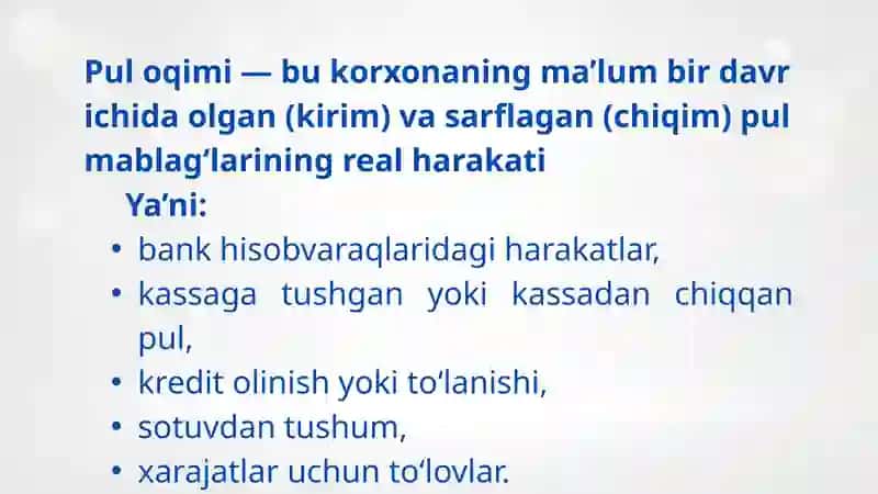 PUL OQIMLARI TAHLILINING ZARURLIGI VA AXBOROT MANBALARi 3