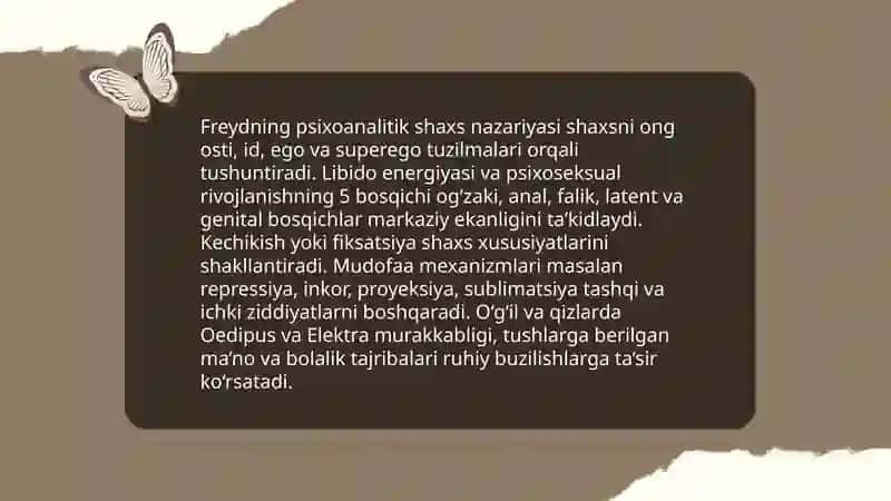 Freydning psixoanalitik shaxs nazariyasi 3