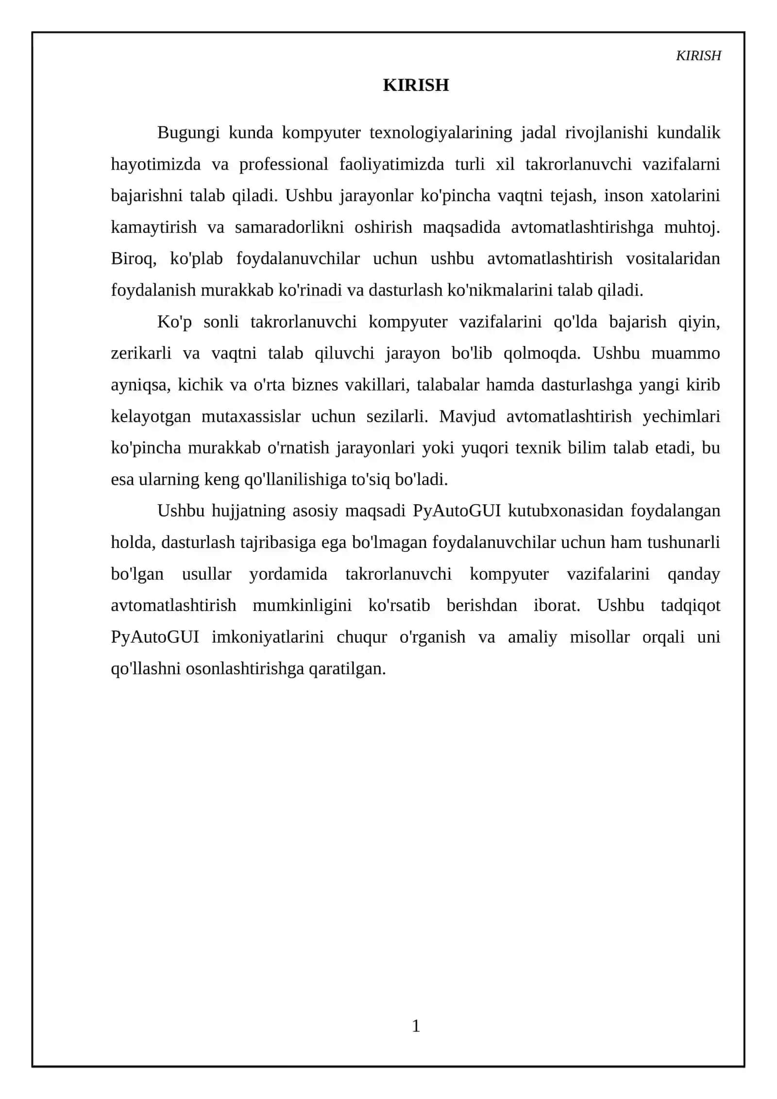 PyAutoGUI yordamida takrorlanuvchi kompyuter vazifalarini avtomatlashtirish 3