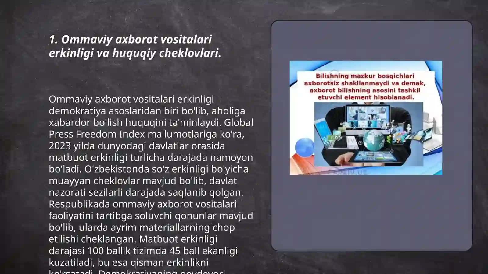 Ommaviy axborot vositalari faoliyatining huquqiy asoslari 3