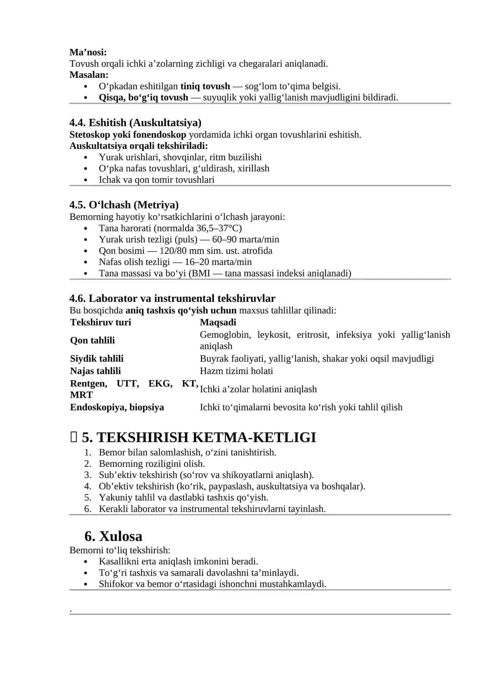 BEMORLARNI OB’EKTIV VA SUB’EKTIV TEKSHIRISH 3