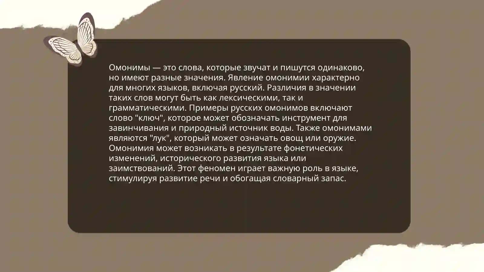 Славари омонимов 3