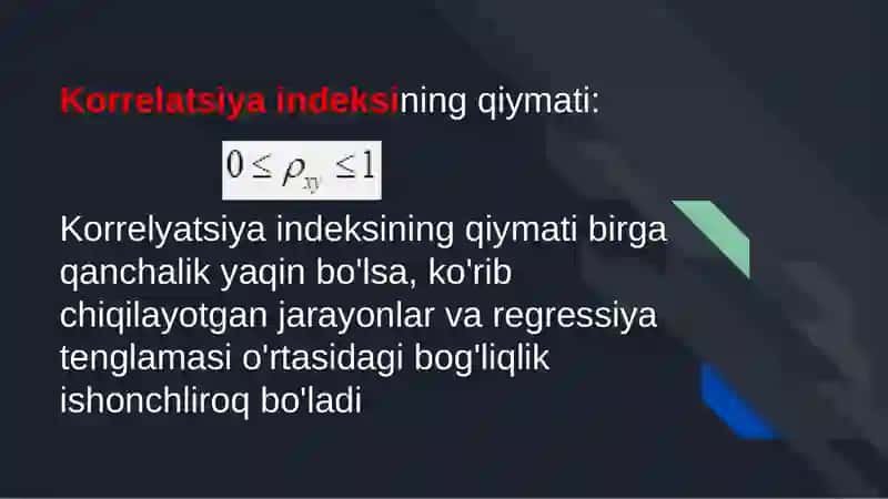 Chiziqsiz regressiya parametrlariuchun intervalli baholar 3